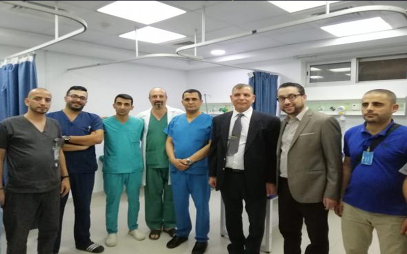 وزير الصحة يزور مستشفى جرش