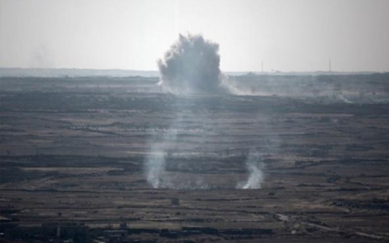 إطلاق صاروخين من سوريا باتجاه الجولان