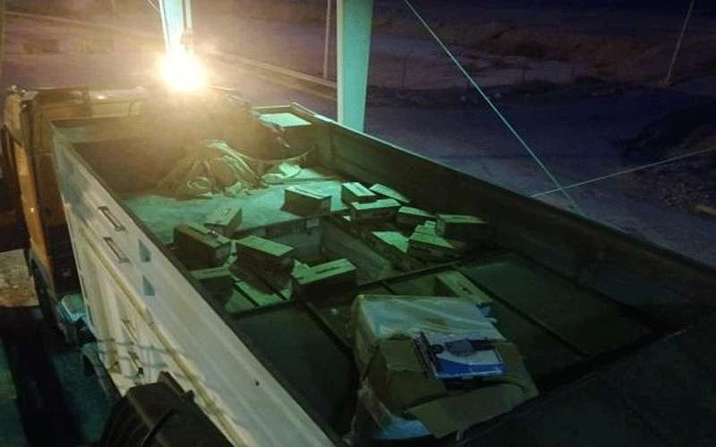 الجمارك تحبط تهريب البسة وبضائع