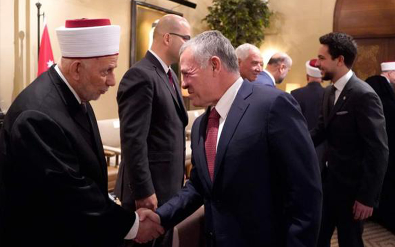 الملك: موقف الاردن لن يتغير