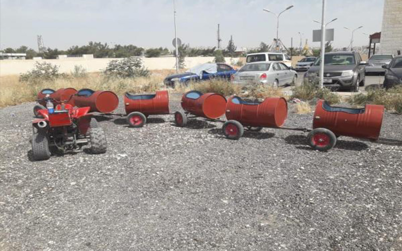 الأمن يضبط قطار الرصيفة