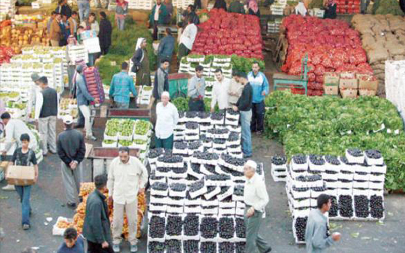 3979 طن خضار وفواكه ترد للسوق