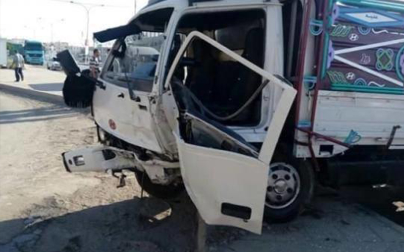 اصابة 9 اشخاص بتدهور ديانا بمنطقة