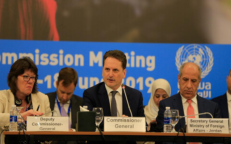 اجتماع في الأردن لمناقشة دعم الاونروا