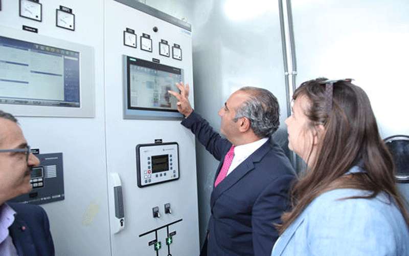 الامانة تطلق مشروع وتوليد الكهرباء من