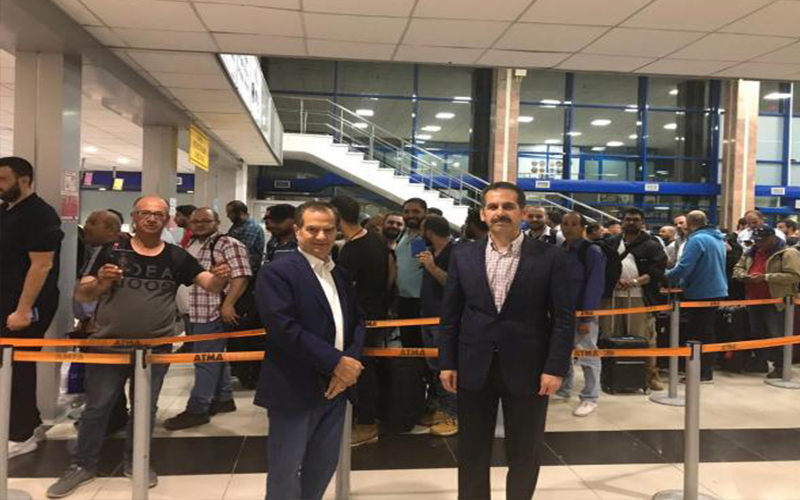 مهندسون اردنيون يعودون الى عمان بعد