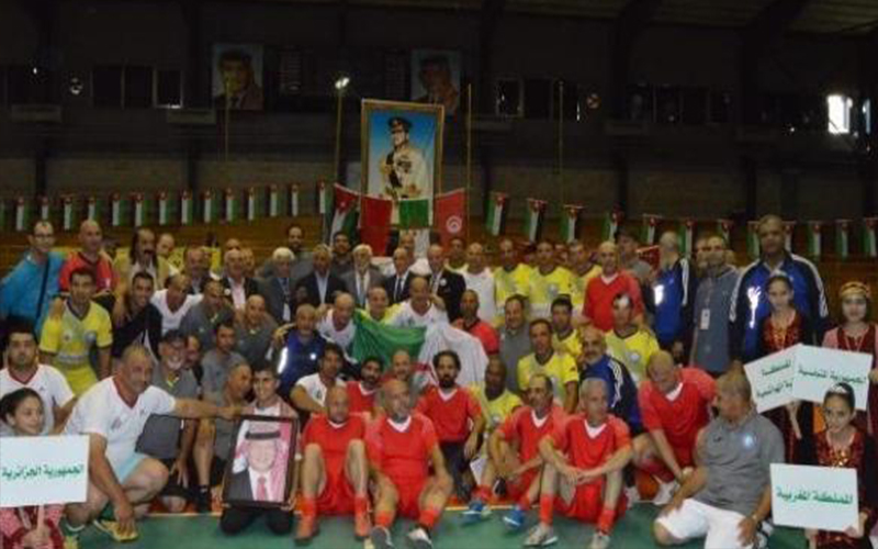 تعادل الأردن والمغرب ببطولة قدامى العرب