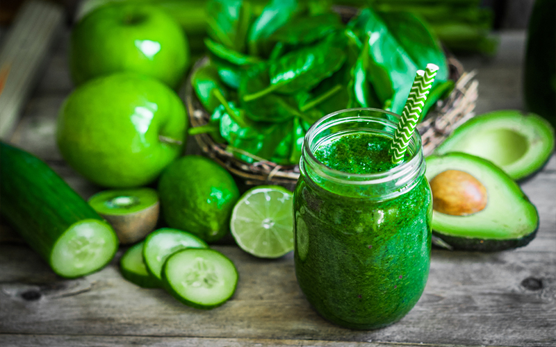 دراسة: العصائر الخضراء .. تضبط معدل