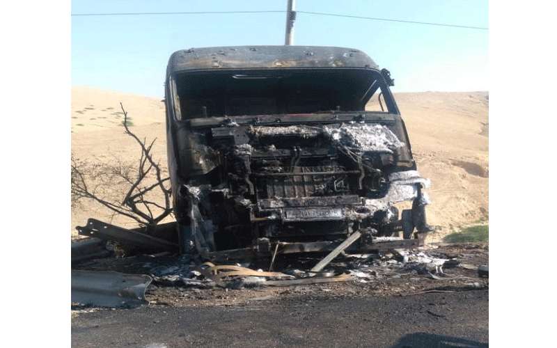 إصابة شخصين اثر حادث تدهور في