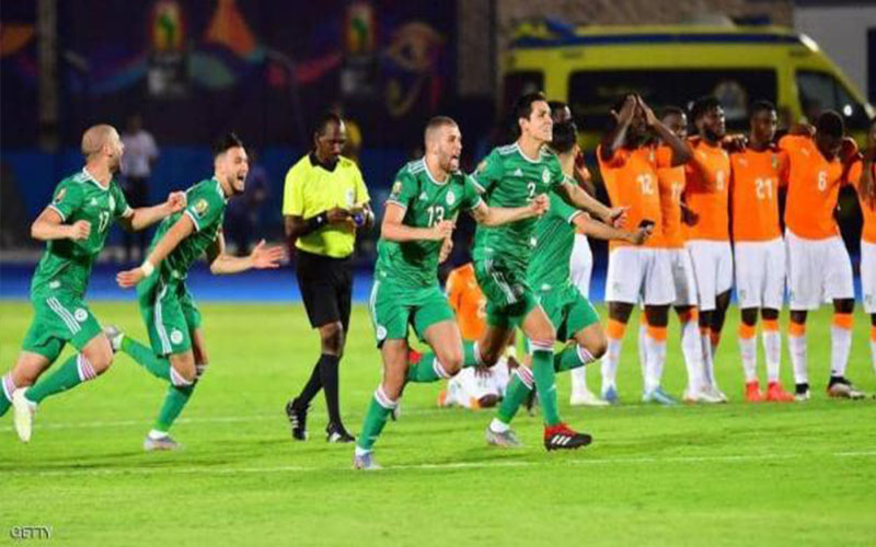 الجزائر تتأهل للمربع الذهبي بعد معركة