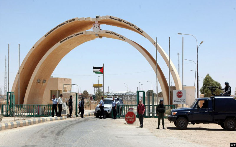 حركة العبور بين الاردن والعراق لم