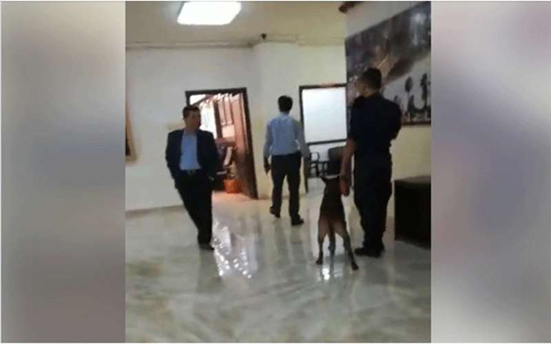 الامن يعلق على تفتيش بلدية اربد