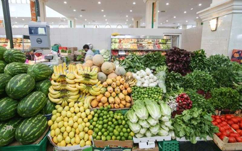 استیراد 492 ألف طن خضار وفواکه