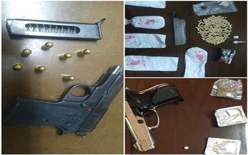 ضبط 5 أسلحة نارية جديدة