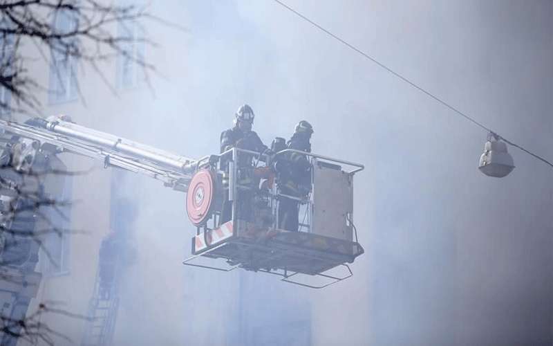 5 إصابات بحريق شقة في طبربور