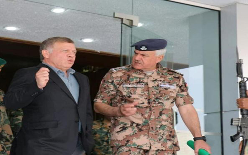 الملك يوجه رسالة للواء الحنيطي