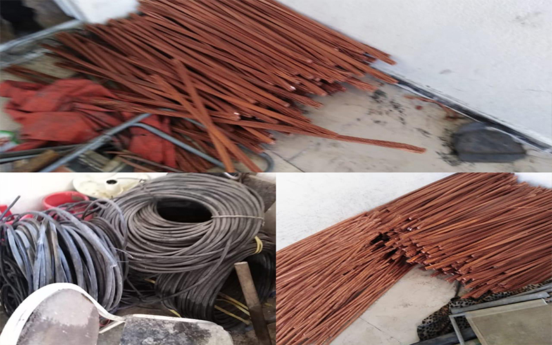 القبض على سارقي كوابل اتصالات نحاسية