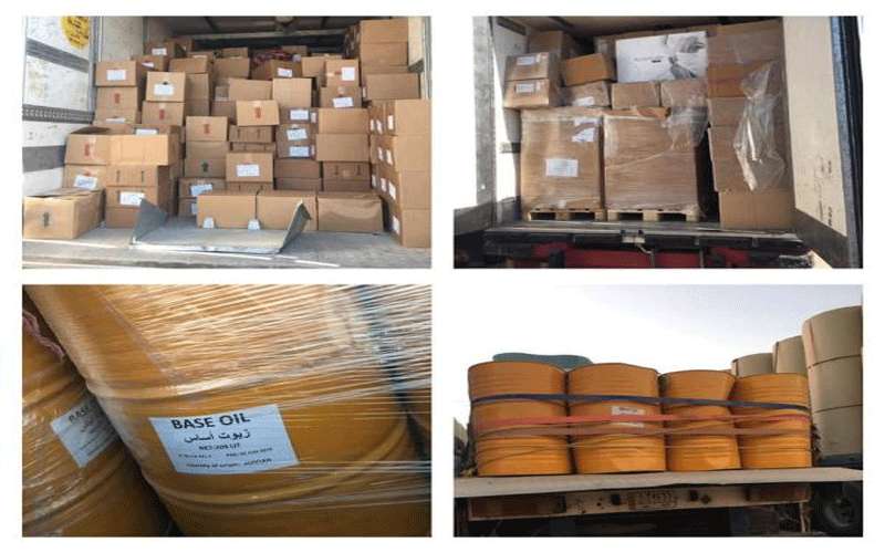 العراق يعيد ارساليتي ادوية بشرية وزيوت