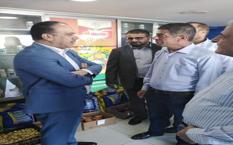 الشحاحدة: ارتفاع صادرات المواد الزراعية 300%