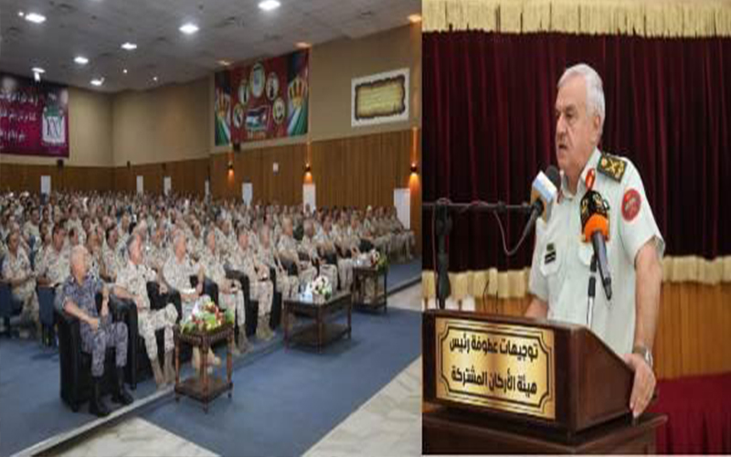 اللواء الحنيطي يلتقي عددا من القادة