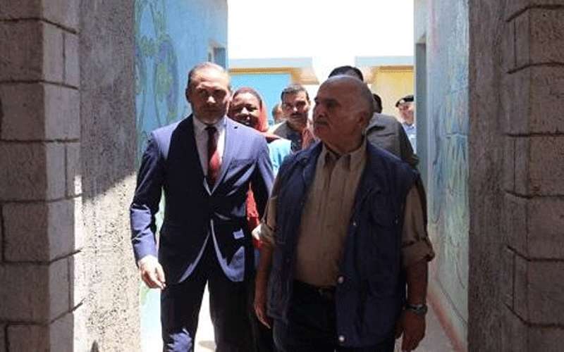 الحسن يزور الزعتري