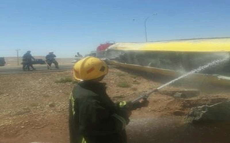 محاولة تحرير سائق صهريج محاصر