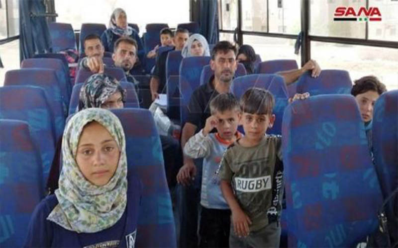 عودة دفعة جديدة من اللاجئين في