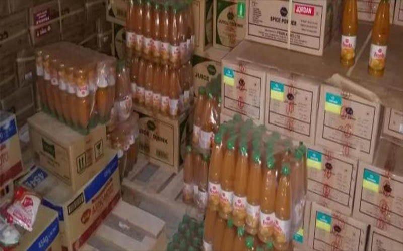 ضبط 10 اطنان مواد غذائية فاسدة