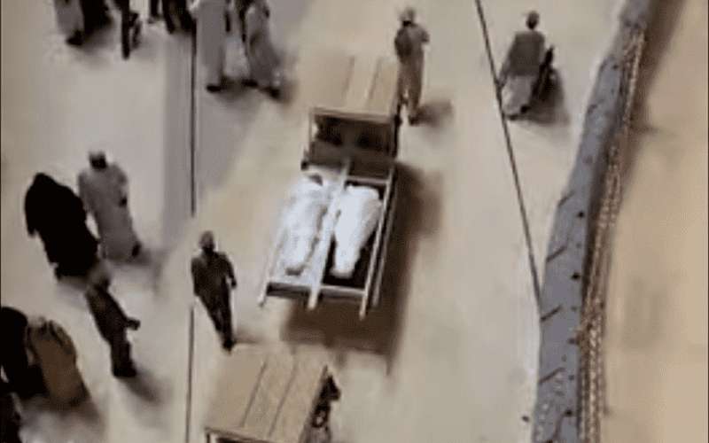 مشهد مهيب لتشييع 58 جنازة في