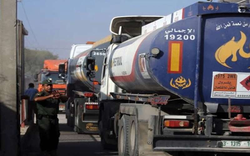 اسرائيل تقلص كمية الوقود لغزة