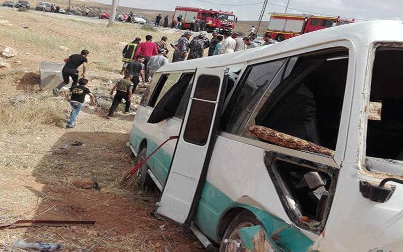 27 اصابة بحادث في المفرق