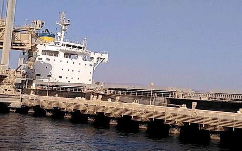 تصدير أكبر شحنة فوسفات بتاريخ الأردن