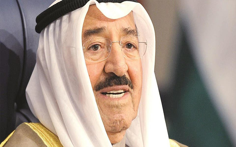 أمير الكويت يغادر المستشفى في أميركا