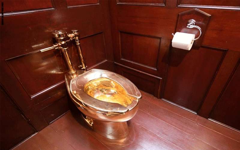 الشرطة البريطانية : سرقة مرحاض من