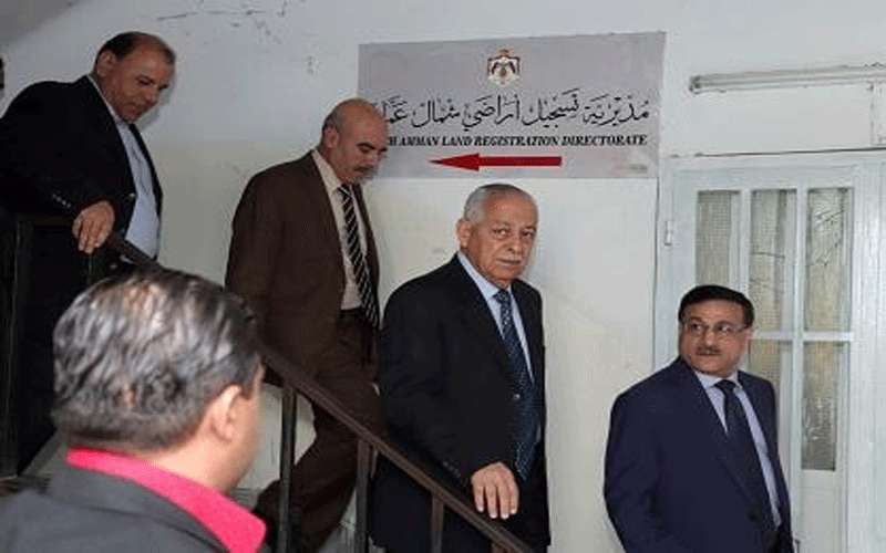 العيسوي وكناكرية يزوران مديرية أراضي غرب