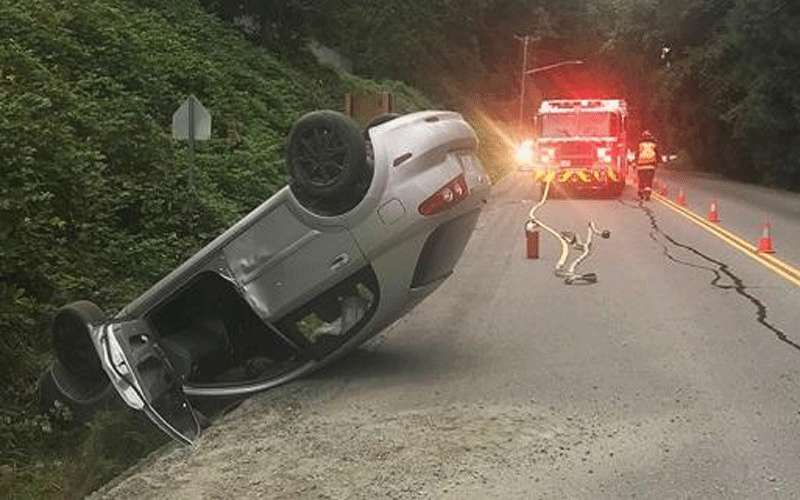 10 إصابات بحادثي تدهور