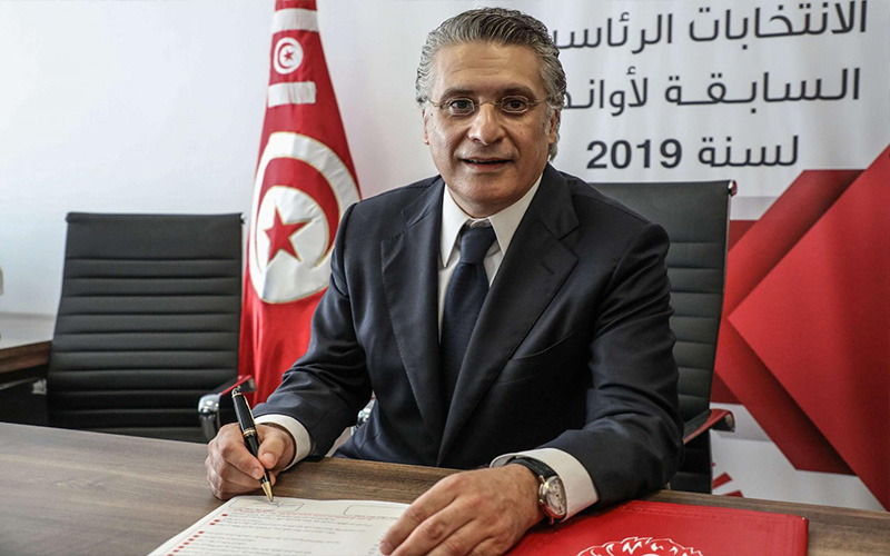 تونس تفرج عن المرشح الرئاسي القروي
