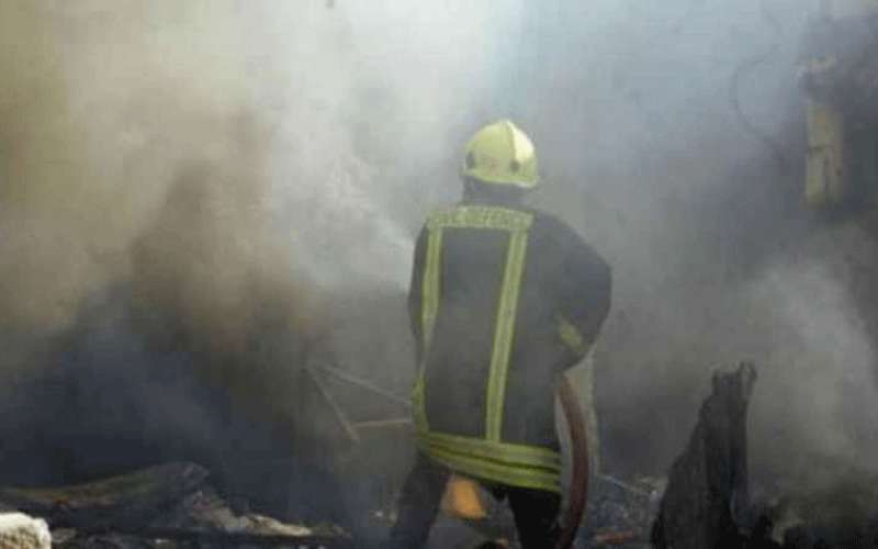 اصابتان بحريق شقة في عمان