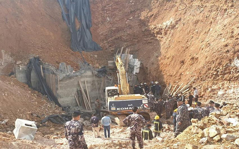 انتشال جثة ثانية من انهيار البيادر