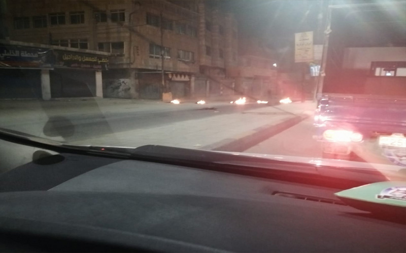 الزرقاء: أعمال شغب بالقرب من اشارة