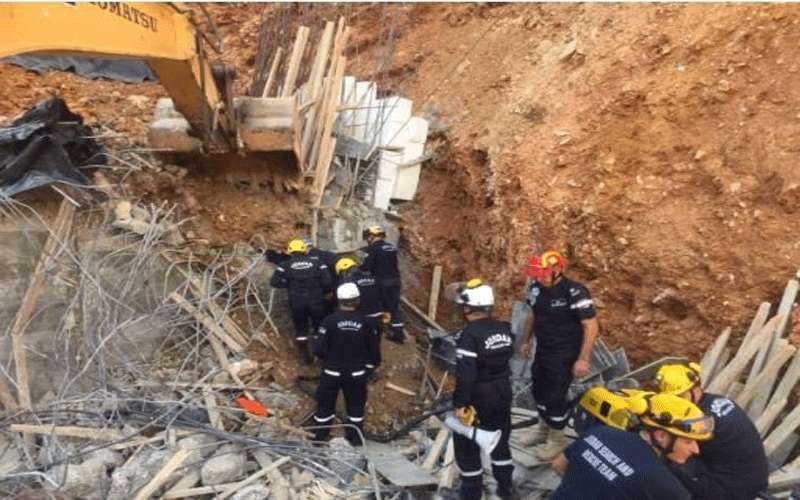 توقيف 4 أشخاص بعد حادث إنهيار