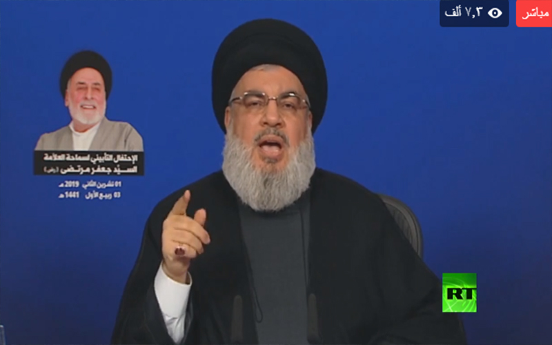 حسن نصر الله: اللبنانيون بوعيهم تجنبوا