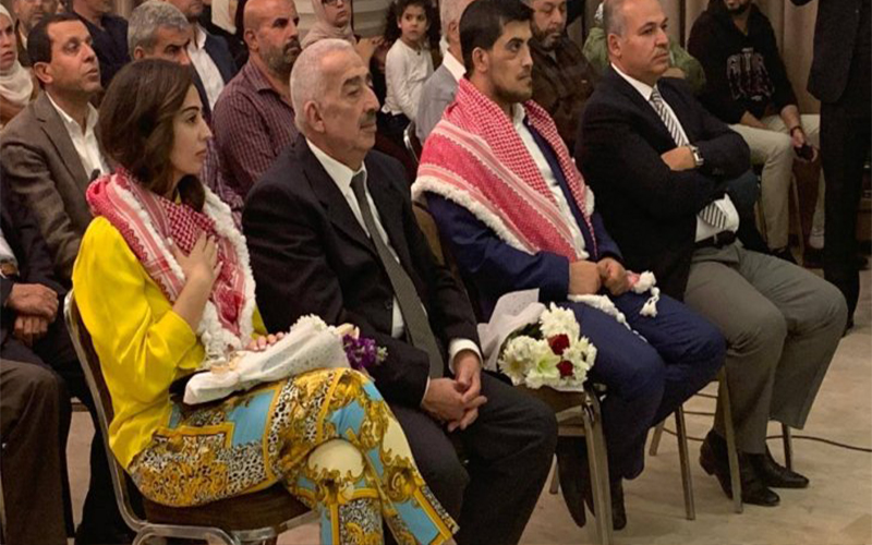 حفل استقبال شعبي للأسيرين هبة اللبدي