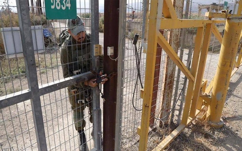 إغلاق الباقورة والغمر أمام المستوطنين تمهيدا