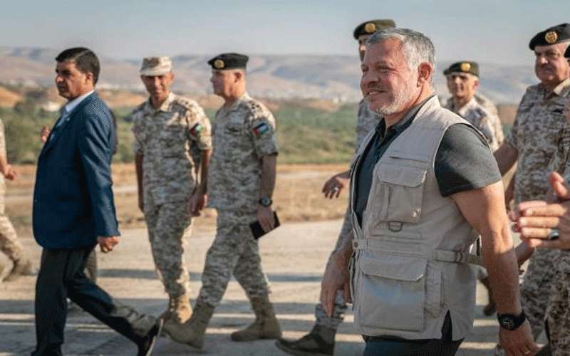 الملك بعد زيارة الباقورة: سيادة الأردن