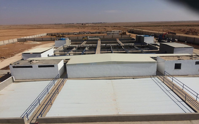 المصري: محطة تنقية في قضاء الظليل