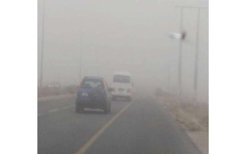 ضباب كثيف في الكرك