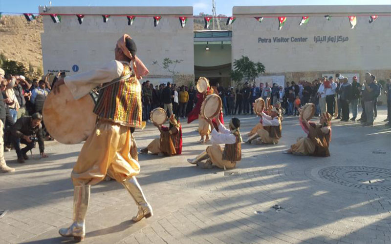 البترا تحتفي بالزائر المليون خلال عام