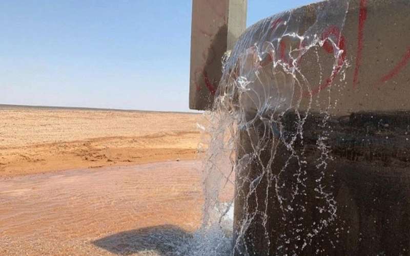 توقف ضخ مياه الديسي (4) أيام