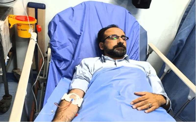 نور الدين نديم يجري قسطرة قلبية